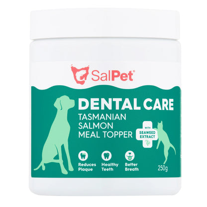 SalPet Dental Care Tasmanian Salmon Meal Topper with Seaweed Extract for pets, 250g